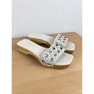 Tory Burch Sandals Basketweave Clogs
